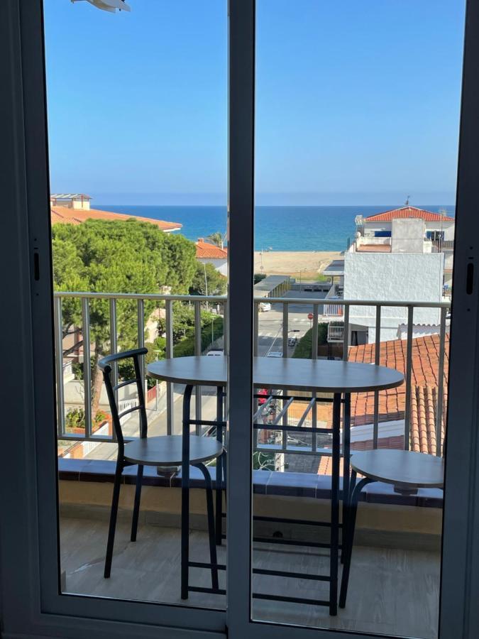 Acogedor Estudio En La Playa, Con Vistas Al Mar, Y Piscina Comunitaria サン・サルバドル エクステリア 写真